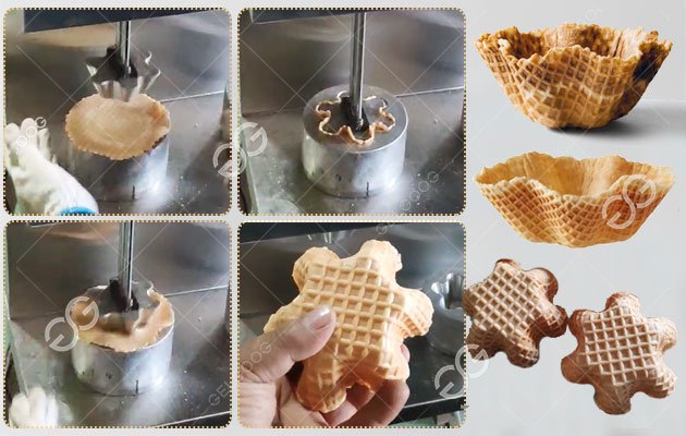 Машина для производства вафельных корзин Машина для производства вафельных корзин